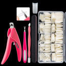 500 French False Nails for Nail Extensions