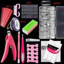 500 French False Nails for Nail Extensions