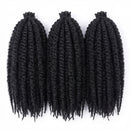 22 Inch Soft Springy Afro Twist Hair Pre-Separated Spring TwistFor Soft Faux Locs Crochet Synthetic Hair Extensio Syntheticwigs N For Women Curly Hair Wig Ready To Wear 3in1 Half WigSynthetic Wigs