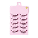 5 Pairs Manga Lashes New Arrival Anime Cosplay Natural Wispy  Korean Makeup Artificial False Eyelashes