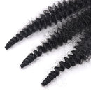 22 Inch Soft Springy Afro Twist Hair Pre-Separated Spring TwistFor Soft Faux Locs Crochet Synthetic Hair Extensio Syntheticwigs N For Women Curly Hair Wig Ready To Wear 3in1 Half WigSynthetic Wigs