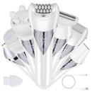 7 In 1 Electric Razor For Women Lady Hair Removal Epilators For Leg Face Arm Bikini Armpit Public Hairs IPX6 Wet And Dry Use Cordless Rechargeable Whole Body Trimmer And Shaver Kit